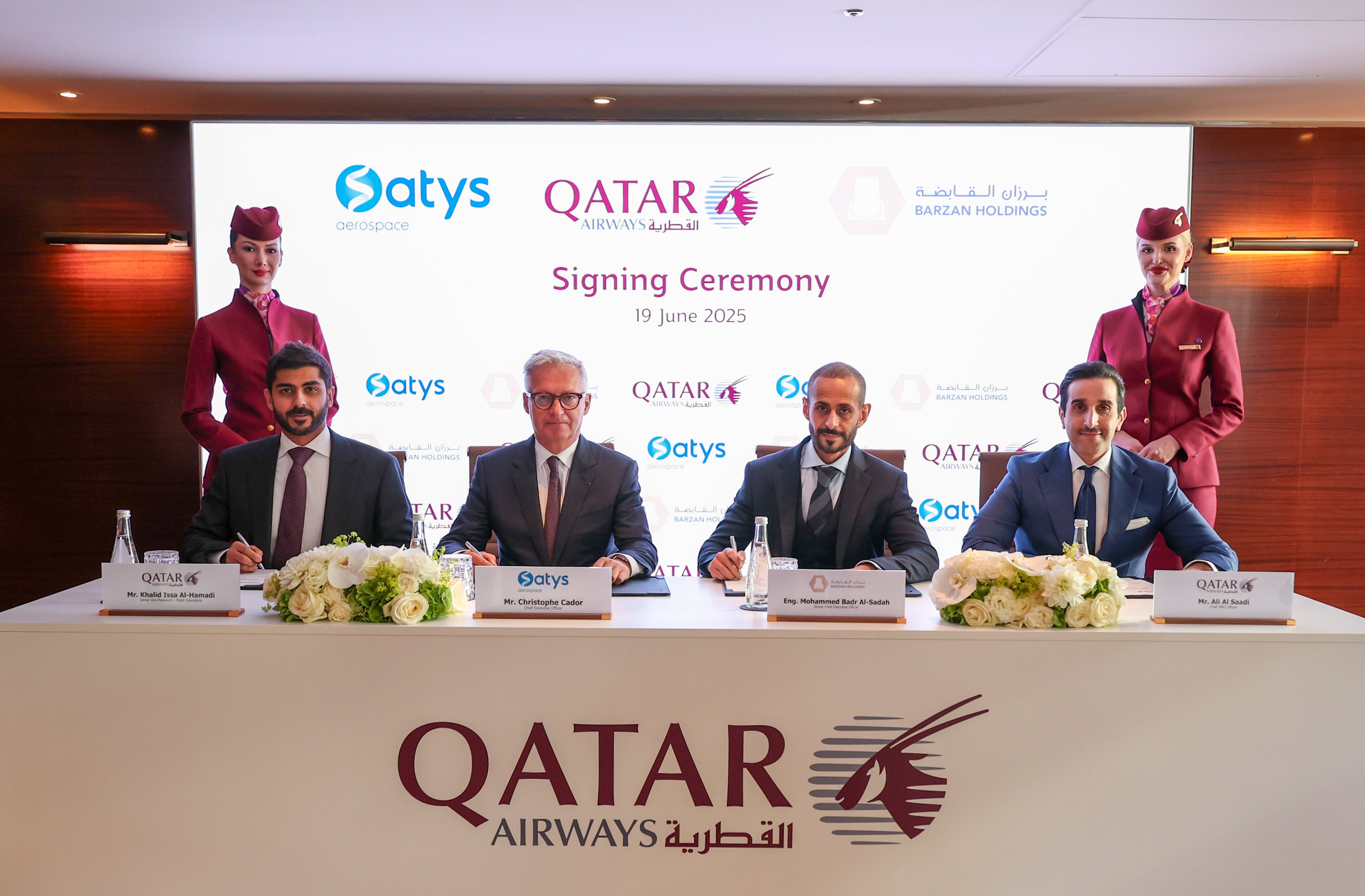 Qatar Airways, Barzan Holdings, and Satys Aerospace to Launch First Widebody Aircraft Painting Facility in Region